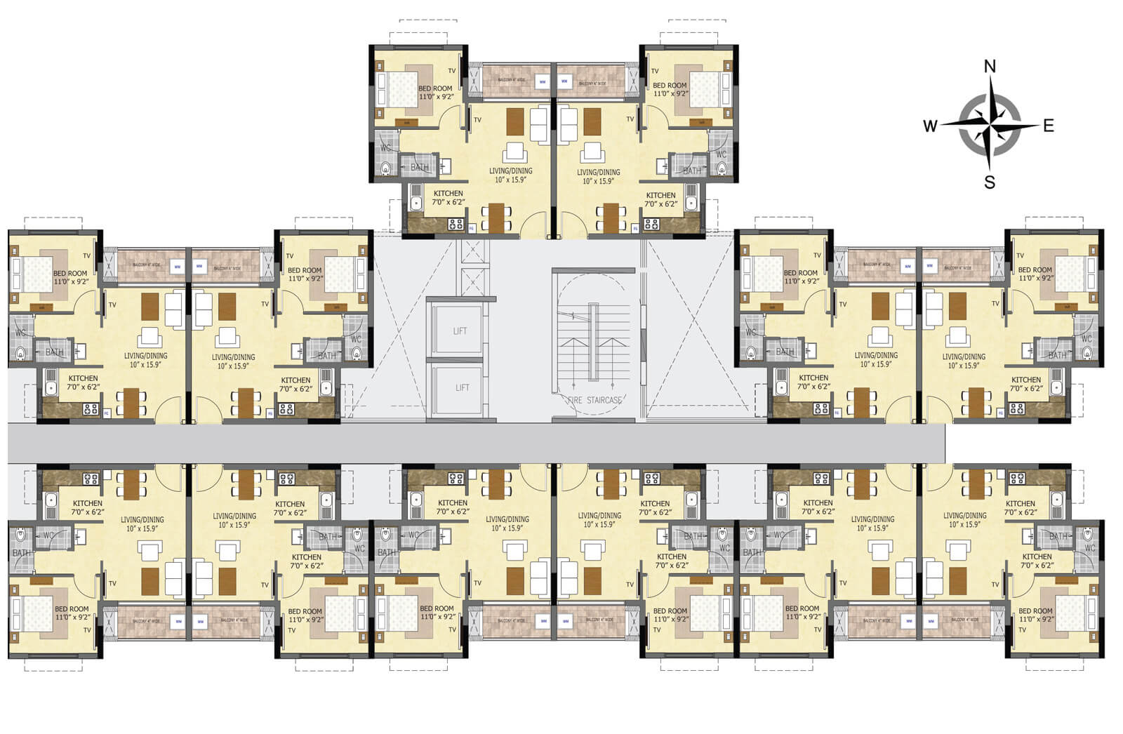 10000ダウンロード済み√ Flat 1 Bhk Design Plan 658736 1 Bhk Flat Design Plans